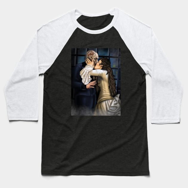 Phantom of the Opera Baseball T-Shirt by Vallieboy_art